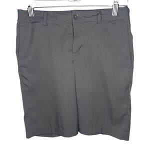 Gray Nike Dri-Fit flat front adjustable shorts Big Boys Medium
